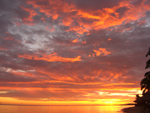 A Fijian sunset
