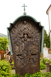 unusual head stone, Oberammergau