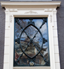 Decorative door windows