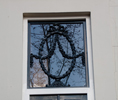 Decorative door windows