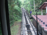 Walking down the Penang Hill