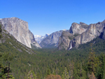 Looking back down the valley, towards Yosemite village