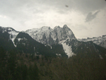 The mountains leaving Washington state